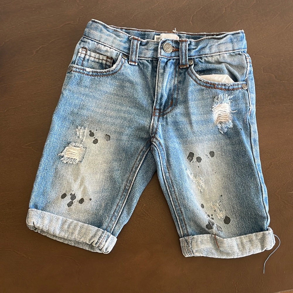 Epic threads boys Jean short deconstructed